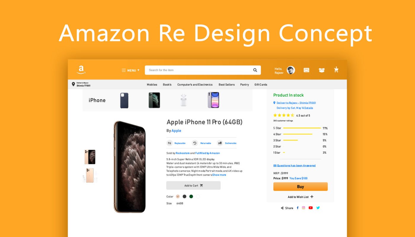  Amazon  Website  Re Design  Project 2022 Study Read Educate