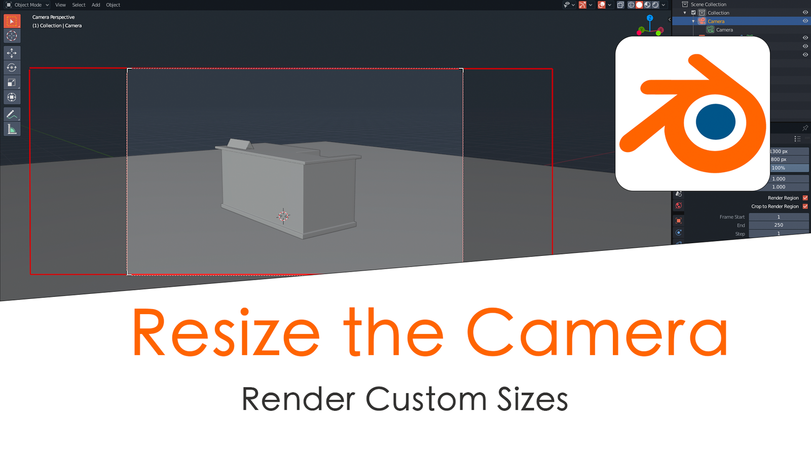 How Resize Camera in Blender 2.9 | Study Educate